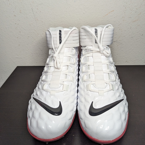 Nike Mens Size 14 Force Savage Pro 2 PE Ohio State Football Cleats BV3969-103 - Picture 3 of 8